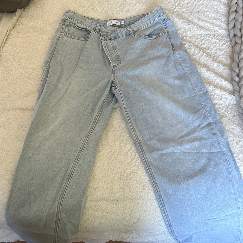 Petal and pup criss cross jeans